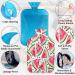 Cozy Heat Bottle with Fluffy Watermelon Cover - 2L Pain Relief for Back Neck & Shoulders - Red/Pink - Buy Online on GoSupps.com