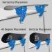 XCMAN Ski Snowboard Vise for Tuning Waxing and Repair Set of Non-Slip Vice Grips with Horizontal and Vertical and Tilt Working Positions Rubber Ski Brake Retainers Pair - Buy Online on GoSupps.com