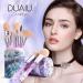 DUAIU 15 Piece Makeup Brush Set - Premium Synthetic Bristles & Crystal Handles - Pink Kabuki Foundation Brush for Flawless Makeup Application - Buy Online on GoSupps.com