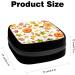 GIAPB Period Bag Sanitary Napkin Storage Bag | Period Pad Holder and Makeup Pouch | Autumn Pumpkin Mushroom Leaves Design - Buy Online on GoSupps.com