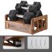 Wall-Mountable Laundry Detergent Organizer Light Brown Wooden Holder for Farmhouse Laundry Room Organization - Buy Online on GoSupps.com