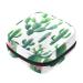 Menstruation pad bag with zipper women's napkin bag tampons collective bags for women and girls (tropical cactus pattern)