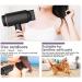 Wireless Rechargeable Hair Dryer Foldable Travel Hair Dryer Mini USB Hot/Cold Air Hair Dryer for Women Kids Camping Beaches Black Constructive23 - Buy Online on GoSupps.com