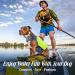 Pawaboo Dog Life Jacket - Adjustable Buoyant Swim Vest with Reflective Rescue Handle | Medium Light Yellow - Buy Online on GoSupps.com