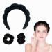 Yiuwccd 4pc Headbands for Women Hair Head Bands Padded Sponge Thick Head Bands Cute Beauty Fashion Wide Hairbands for Womens and Girls Hair Accessories  Black