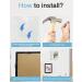 Buy Mjlomj A4 Picture Frames for Children's Drawings | Foldable Front Opening Easy Change - 2 Piece Set (White) | Creative Art Display - Buy Online on GoSupps.com