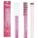 SEPTBEAM Pink Hair Tinsel Clip in Extensions - 20.5 Inch, 6pcs Pack - Synthetic Highlights for Party, Christmas, New Year, Halloween - Multi-Color Hair Extensions - Cosplay Essential - Buy Online on GoSupps.com