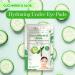 CLAIR BEAUTY Cucumber & Aloe Hydrating Under Eye Mask Patches - Moisturizing Toning & Rejuvenating | Reduces Fine Lines & Wrinkles | Reduces Dehydration & Puffiness | Made in Korea - 5 Pairs - Buy Online on GoSupps.com