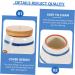 HOMSFOU 5pcs Kitchen Sauce Bottle Glass Ceramic Olive Oil Dispenser Oil Pot Can Containers with Lids Salad Oil Salad Dressing Container Seasoning Holder Condiment White Small Tools 13X7.5X4.3CMx5pcs Whitex5pcs - Buy Online on GoSupps.com