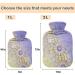 Buy NAANLE Mandala Flower Hot Water Bottle - 1L Transparent Cover for Back Pain Relief & Hot/Cold Therapy | Perfect Hand & Foot Warmer - International Shipping Available! - Buy Online on GoSupps.com
