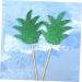 Warmhm 15pcs Fruit Cake Chic Decor Cake Picks Wedding Decor Glittery Leaf Topper Fruit Decor Leaf Cake Topper Reusable Decor Capacillos Para Cupcake Summer Party Pineapple Insert Card - Buy Online on GoSupps.com