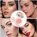 Cream Blush For Cheeks Lightweight Creamy Air Cushion Cheek Blush Long-lasting Waterproof Highly Pigmented Blendable Moisturizing Face Blushes & Face Makeup For Dewy Finish And Natural Look - Buy Online on GoSupps.com