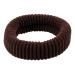 6-Piece Wide Terry Cloth Hair Tie Set - Metal-Free Soft & Stylish - Brown - Buy Online on GoSupps.com