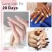 Dip Powder Nail Kit with Electric Nail Drill Clear White Red Black Pink 5 Colours Acrylic Dipping Powder Starter Kit with Base Coat Top Coat Activator Brush Saver French Nail Art Manicure Gifts - Buy Online on GoSupps.com