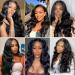 20 Brazilian Body Wave Lace Front Wig | Human Hair | Pre Plucked Hairline | 150% Density | Natural Color | 13x4 Lace Frontal | 20 Inch - Buy Online on GoSupps.com
