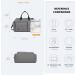 Kono Baby Changing Bag Nappy Diaper Bags for Mom and Dad Large Travel Tote Messenger with Changing Mat Grey - Buy Online on GoSupps.com