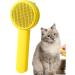 Buy Eactel Pet Care Tools - Ladybug Drafting Ridge for Cats & Dogs | Hand-held Undercoat Tool for All Fur Types - Yellow - Buy Online on GoSupps.com
