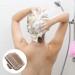 Grebest Hair Shampoo Scalp Scrubber Brush - Deep Cleansing Silicone Massager for All Hair Types - Gentle Exfoliation Tool for Men - Light Grey - Buy Online on GoSupps.com