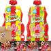 Drumsticks Squashies Original Raspberry Sour Apple And Cherry Jelly Pouch 80g | Pick any Flavour & Number of Pouches | VIMIX