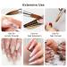 iBealous Size 8 Acrylic Nail Brush | Kolinsky Nail Art Drawing Brush with Liquid Glitter Handle | Perfect for Acrylic Extension Nails | Halloween Gift - 1 Pcs - Buy Online on GoSupps.com