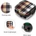 Buy Women's Bonds Storage Pockets - Portable Period Kit Bag in Checkered Brown Black White & Blue - Perfect for Feminine Products - Buy Online on GoSupps.com