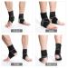 Achiou Ankle Support Brace - Adjustable Compression for Men & Women | Sports Protection Foot Brace for Sprains Plantar Fasciitis & Tendinitis - One Size (2 Pack) - Black - Buy Online on GoSupps.com