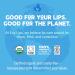 Eco Lips Pure & Simple Raspberry Coconut and Vanilla Organic Lip Balm 9-Pack (0.15 oz.) - 100% Natural. 100% Plastic-Free Packaging | Made in USA & Cruelty Free - Buy Online on GoSupps.com