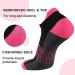 eallco Women's Ankle Socks 6-Pack | Running Athletic Cushioned Sole Socks | Black, Size 6-10 - Buy Online on GoSupps.com