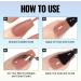 TOMICCA Short Coffin Nail Tips 180PCS Matte Dark Nude Gel Nails - 15 Sizes, No Filed Pre-colored Press On Nails for Nail Art Extensions - Buy Online on GoSupps.com