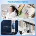 Buy Aigostar Travel Hair Dryer - Foldable Portable 2 Speeds & Safety Protection - Perfect for International Shipping - Buy Online on GoSupps.com