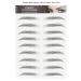 Long Lasting Waterproof Eyebrow Tattoo Sticker for Women - BLACK-05 - Buy Online on GoSupps.com