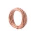 KONMAY 1 Skein 25 Yards 2.0mm Natural Color Soft Round Real Jewelry Leather Cord