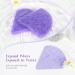 Compressed Flower-Shaped Facial Sponges | Exfoliating Cleaning Sponge for Beauticians (Triangles | Purple) - International Shipping - Buy Online on GoSupps.com