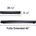 2-Pack Extendable Poster Tubes Expand from 24.5 to 40 with Shoulder Strap | Carry Documents Blueprints Drawings and Art | Black Portable Durable Round Storage Cases with Lids and Labels - Buy Online on GoSupps.com