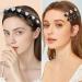 ZZXLLRO Braided Hair Accessories Set - Headbands, Hair Clips, Clover Pearl Bands, Rhinestone Barrettes for Women and Girls - Buy Online on GoSupps.com