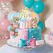 Acmee 47 PCS Bear Cake Toppers - Mini 3D Bear BABY Letters Milk Bottle Blue Pink Gold Foam Balls Cake Toppers for Gender Reveal Baby Shower Party Cake Decorations Bear Bear - Gender Reveal - Buy Online on GoSupps.com