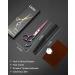 Lictin Hairdressing Scissors Set - Professional Stainless Steel Barber Scissors with Comb, 6 Inch Sharp Razor Hairdresser Shears for Salon & Barbers - 2PCS - Buy Online on GoSupps.com