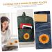 Operitacx 30 pcs Cloth Durable Sunflower Delicate Elegant Unique Embroidery Clothes Practical Creative Flower Yellowx3pcs 6X6cmx3pcs - Buy Online on GoSupps.com