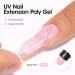 Gellen 60g Poly Nail Gel - Baby Pink Nail Extension & Strengthener for DIY & Salon - Easy Application for Professionals & Beginners - Buy Online on GoSupps.com