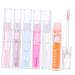 6pcs Set Lip Gloss Moisturizing Lipstick Shimmer Lip Balm Glitter Lipstick Clear Lipgloss Moisturizing Lip Balm Glossy Lip Stain Essence Lip Moisturize Miss Liquid Moisture Cream 0.04 Ounce (Pack of 1) Assorted Color