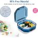 Buy 1PCS Cute Travel Pill Box - Portable 4-Compartment Medicine Organizer for Purse | Small Pill Case - Perfect for International Shipping - Buy Online on GoSupps.com