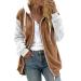 Hanxiulin fleece jacket plush jacket cuddly jacket women warm winter jacket long warm lightweight quilted light outdoor fleece buffer coat with hood premium coat m khaki