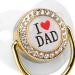 Baby Pacifier - BPA Free Rhinestone Design | Silicone Newborn Pacifier for 6-18 Months (White) - Buy Online on GoSupps.com
