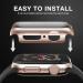 Apple Watch Case for Apple Watch 38MM Series 3/2/1/ with Built-in Tempered Glass Screen Protector All-Around Ultra-Thin Bumper Full Cover Hard PC Protective Case for iWatch rose gold For Series 3/2/1 38mm - Buy Online on GoSupps.com