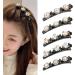 Delicate Hair Clips Sectioning Hair Clips For Thick Thin Hair Daily Use Hair Sectioning Gifts For Women Girls Hair Cli Camellia Black - Buy Online on GoSupps.com