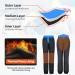 AOLI RAY Men's Waterproof Ski & Snowboard Bib Pants - Windproof Lined Removable Straps - Small Blue - Buy Online on GoSupps.com