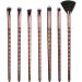 Make Up Brushes LaRoc 10pc - Professional Diamond Makeup Brush Set Complete Coverage Make Up Set - Concealer Powder Brush Eyeliner Eyeshadow Brushes & More - Deep Bronze - Buy Online on GoSupps.com