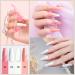 Poly Nail Gel Kit with 36W LED UV Lamp | 4 Colors Extension Gel, Slip Solution & Nail Art Tools | Beginner Starter Gift - Buy Online on GoSupps.com