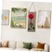 jojofuny Rope Decorative Painting Wood Decor House Decorations for Home Wall Wooden Art Ornament Unique As Shown Medium - Buy Online on GoSupps.com