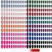 editTime 12 sets/288pcs Solid Colors Matte Acrylic Ballerina Coffin False Nails Full Cover Fake Nails Tips Natural Medium False Nail with a Crystal Nail File (Matte Ballerina) Medium-Matte Ballerina